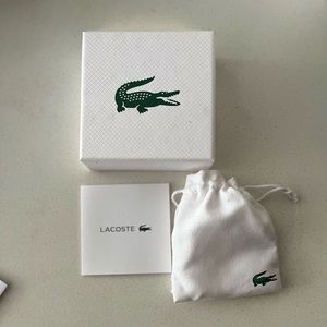 Women’s Lacoste Stainless Steel Crocodile Chain Bracelet